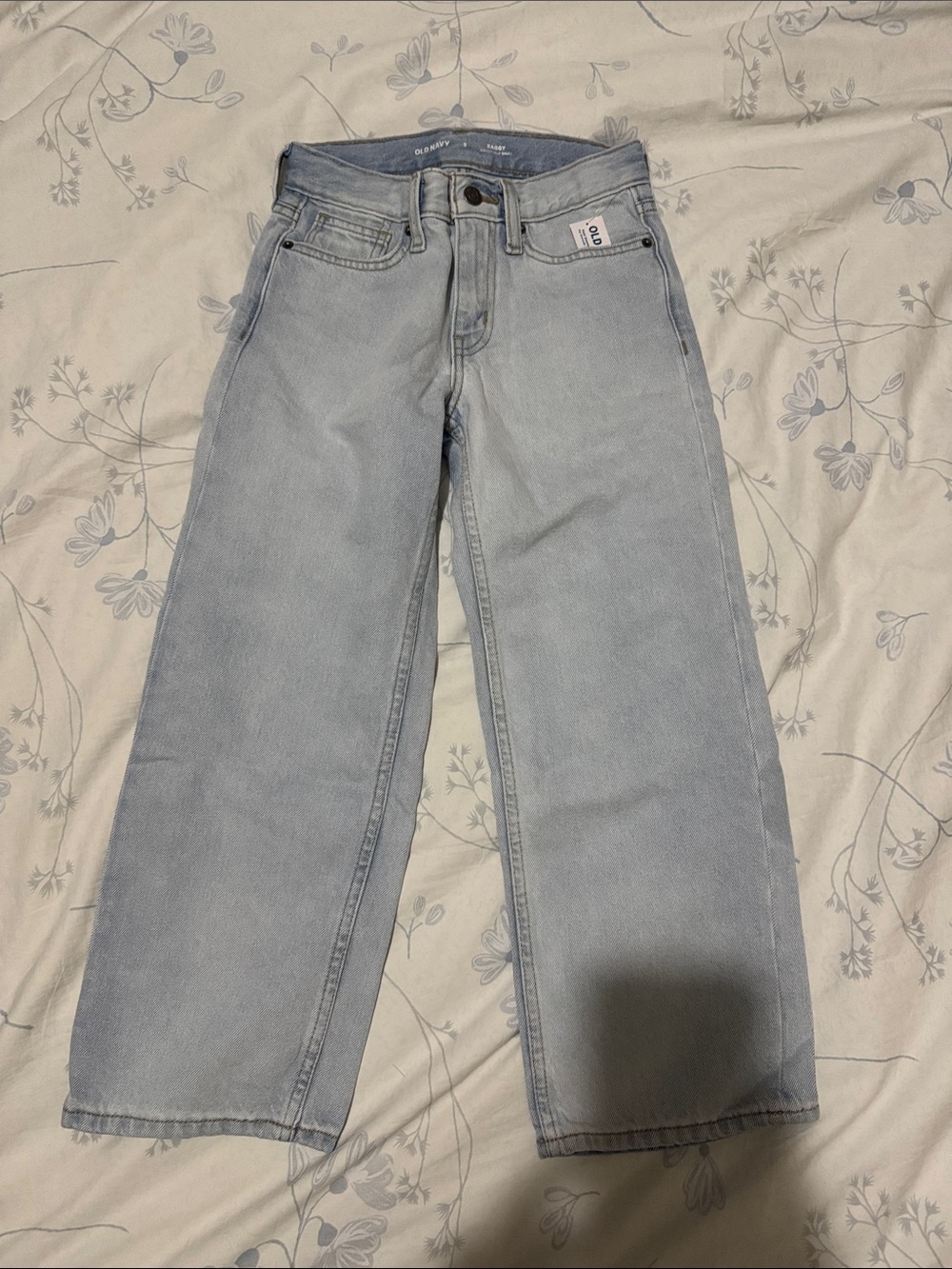 Old Navy Boys Original Baggy Non-Stretch Jeans (Size: 8)